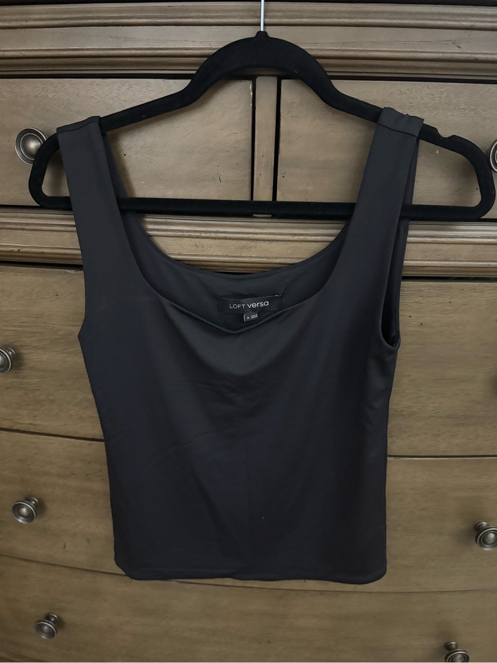 Loft Versa Black Scoop Neck Women's Tank